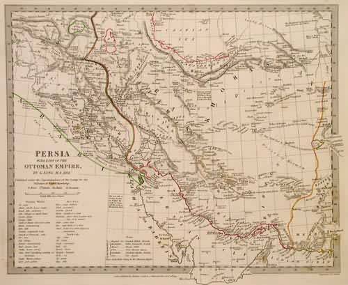Persia with Part of the Ottoman Empire by G. Long