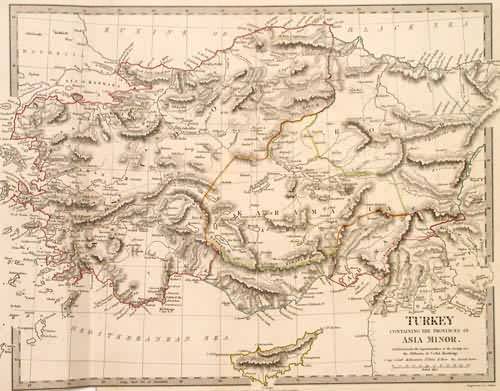 Turkey Containing the Provinces in Asia Minor Turkey Containing the Provinces in Asia Minor