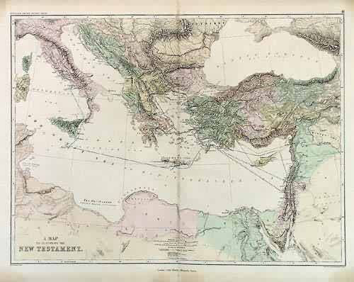 A Map to Illustrate the New Testament