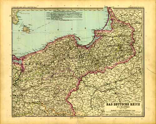 German Empire, Pommern, Posen, Ostpreussen ( East Prussia ...