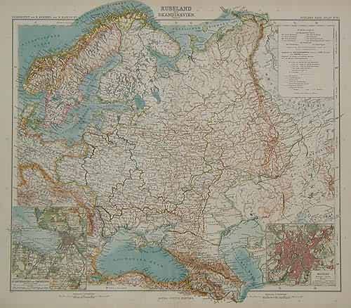 Russia and Scandinavia (general map)