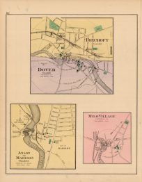 Maps of Anson & Madison Villages and Foxcroft Village