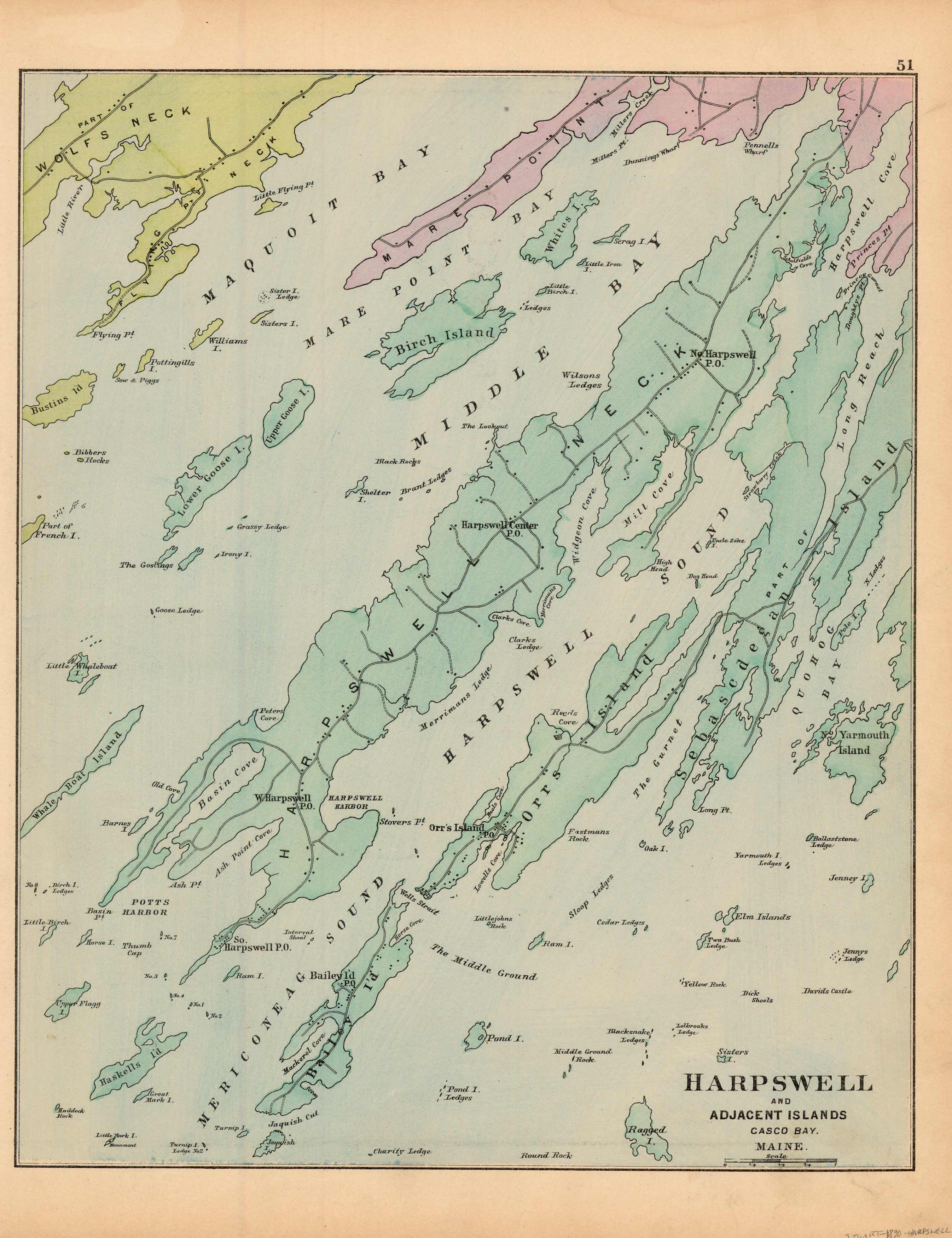 Harpswell and Adjacent Islands - Casco Bay
