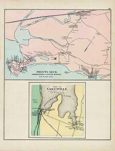 Maps of Prouts Neck and Part of Part of Greenville Maps of Prouts Neck and Part of Part of Greenville
