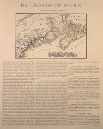 Map of the Maine Central Railroad