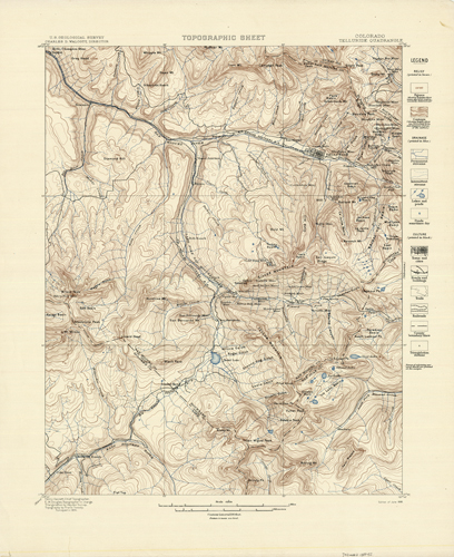 Telluide Area Topographic Map