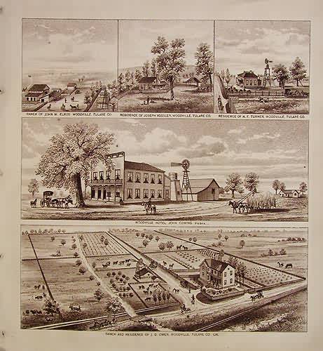 Birds Eye Views of Tulare County - Woodville Birds Eye Views of Tulare County - Woodville