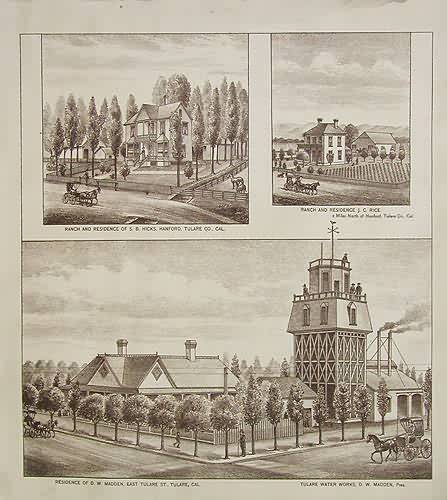 Birds Eye Views of Tulare County - Hanford