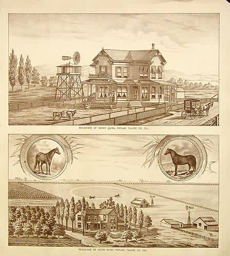 Birds Eye Views of Tulare County - Poplar