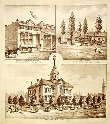 Birds Eye Views of Tulare County - Tulare City