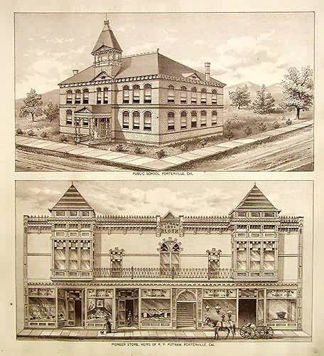 Birds Eye Views of Tulare County - Porterville Birds Eye Views of Tulare County - Porterville