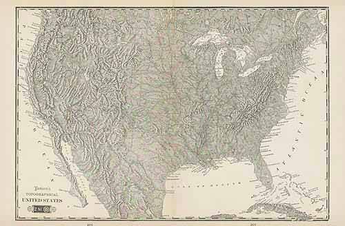 Topographical United States