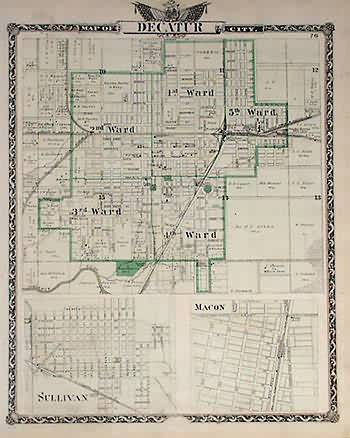 Map of Decatur City