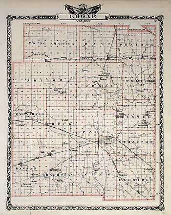 Map of Edgar County - Art Source International