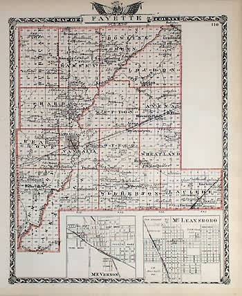 Maps of Fayette County Maps of Fayette County