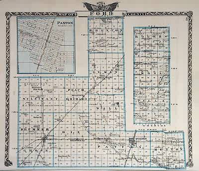 Map of Ford County