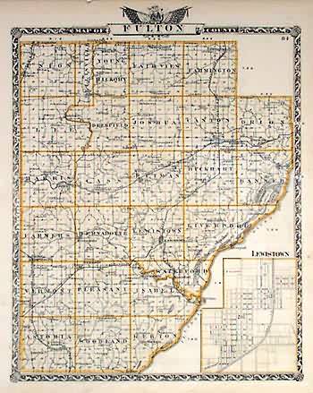 Map of Fulton County