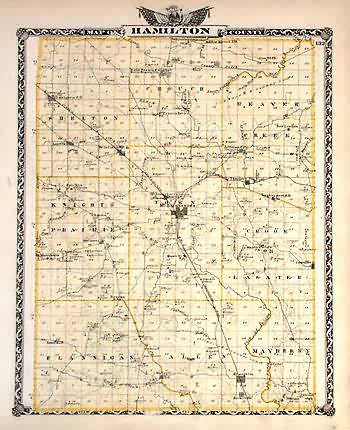 Map of Hamilton County