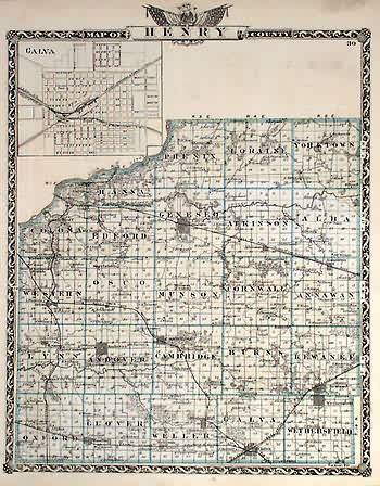 Map of Henry County - Art Source International