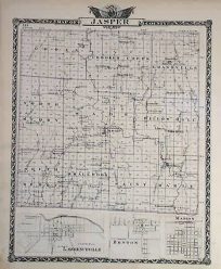 Map of Jasper County