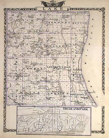 Map of Lake County