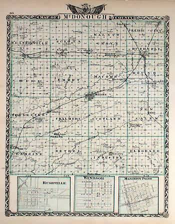 Map of McDonough County - Art Source International