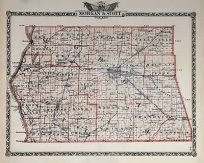 Map of Morgan and Scott Counties