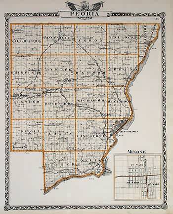 Map of Peoria County