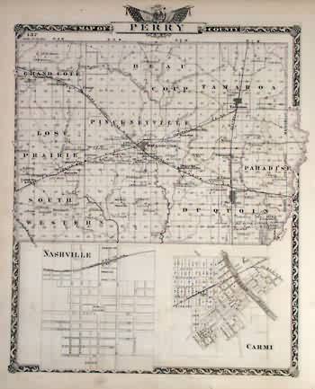 Map of Perry County