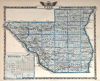 Map of Pike County - Art Source International