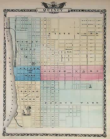 Map of Quincy City