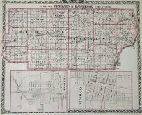 Map of Richland and Lawrence Counties