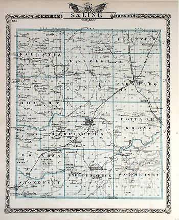 Map of Saline