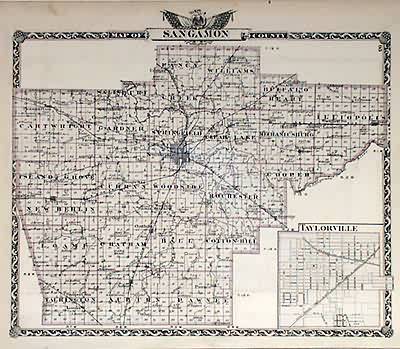 Map of Sangamon County