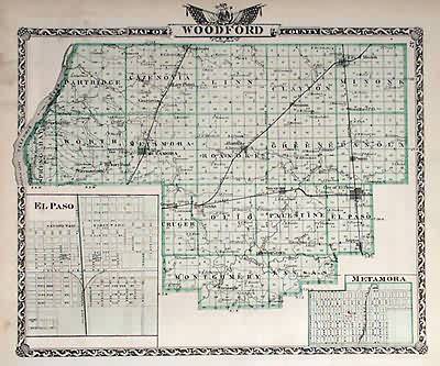 Map of Woodford County - Art Source International