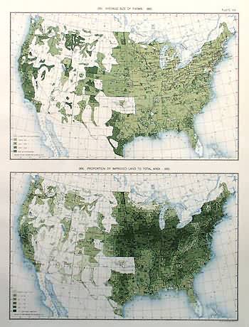 Average Size of Farms - Proportion of Improved Land to Total Area (United States) Average Size of Farms - Proportion of Improved Land to Total Area (United States)