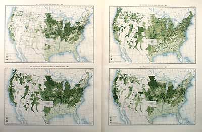 Yield of Wheat Per Square Mile