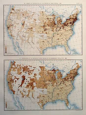 Density of Distribution of the Natives of Great Britain- Proportion of the Natives of Great Britain to the Aggregate Population