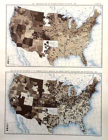 Taxation on Real and Personal Property Per Capita - The Distribution Per Capita of The Combined County