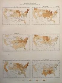 Interstate Migration - Density of the Natives of Several States
