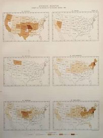 Interstate Migration - Density of the Natives of Several States