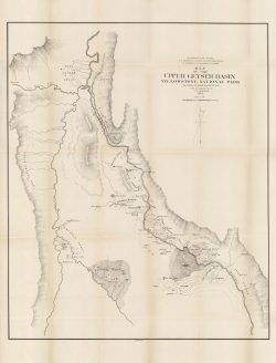 Map of the Upper Geyser Basin Yellowstone National Park. Plotted by Henry Gannett