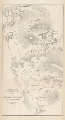 Sketch of the Gibbon Geyser Basin
