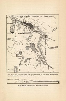 Distribution of Glacial Bowlders