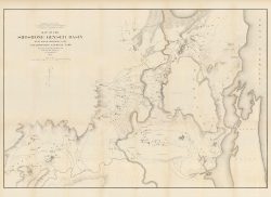 Map of the Shoshone Geyser Basin- West End of Shoshone Lake- Yellowstone National Park. Plotted by Henry Gannett