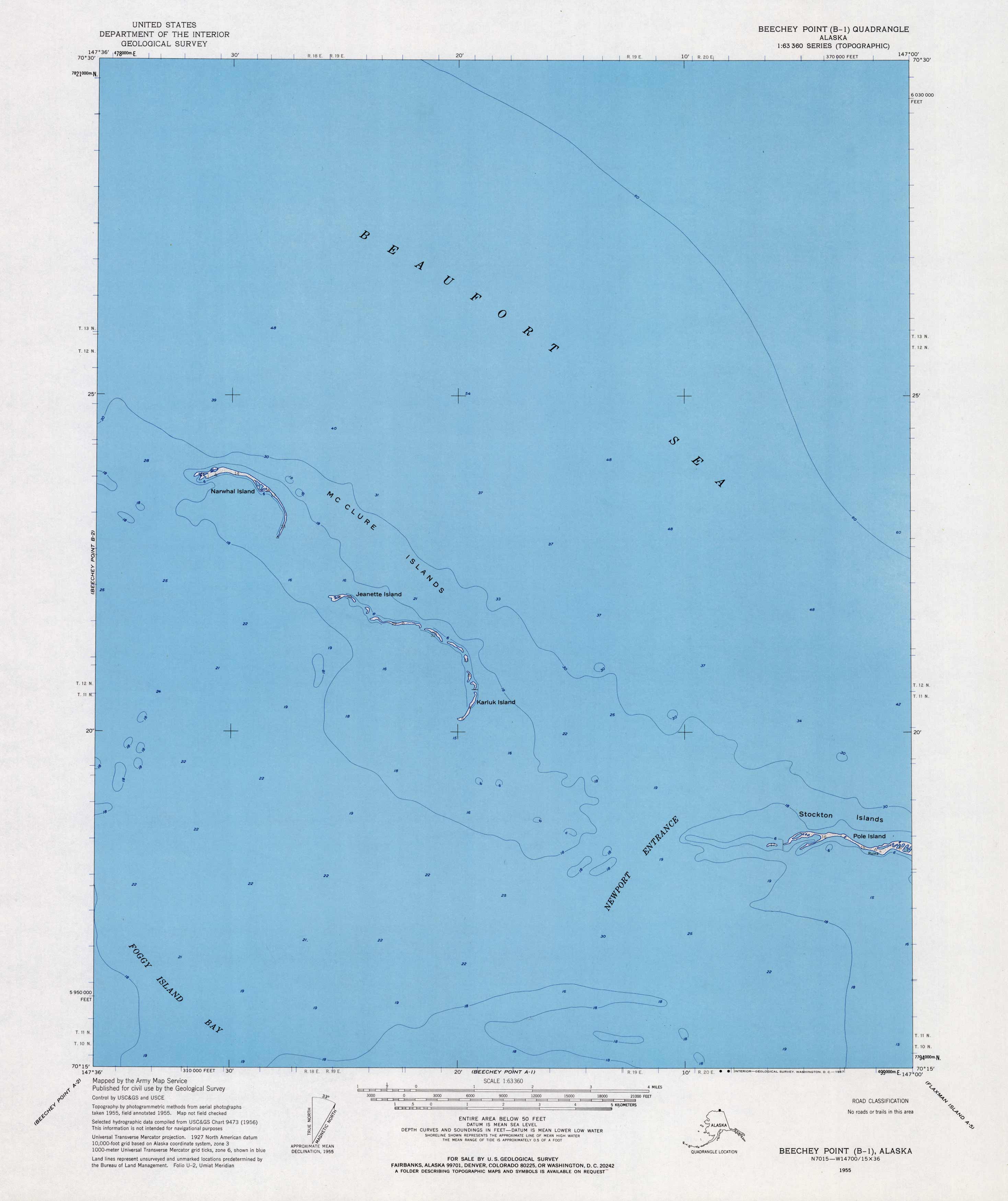 Beechey Point (B-1) Quadrangle Alaska