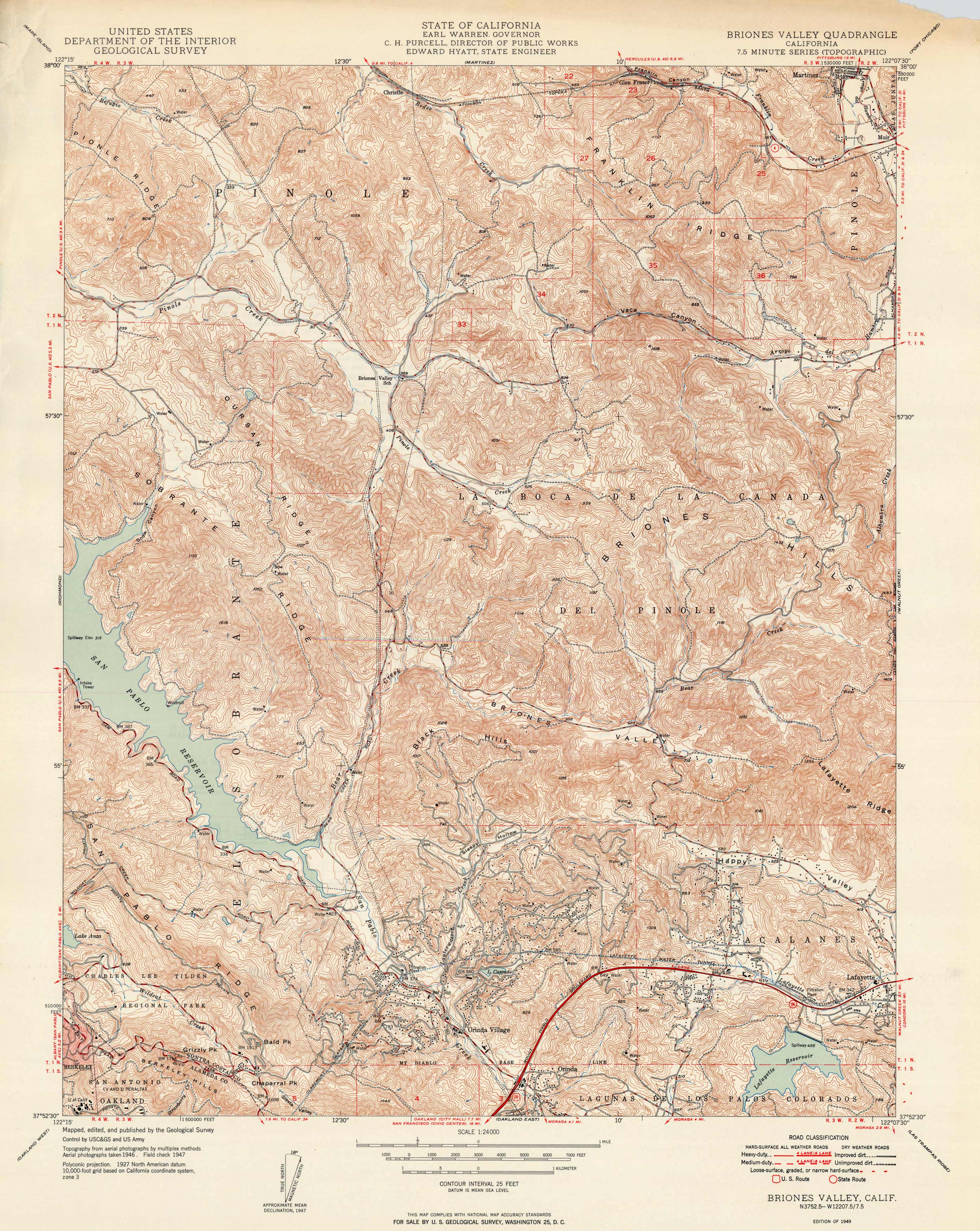 Briones Valley Quadrangle Briones Valley Quadrangle