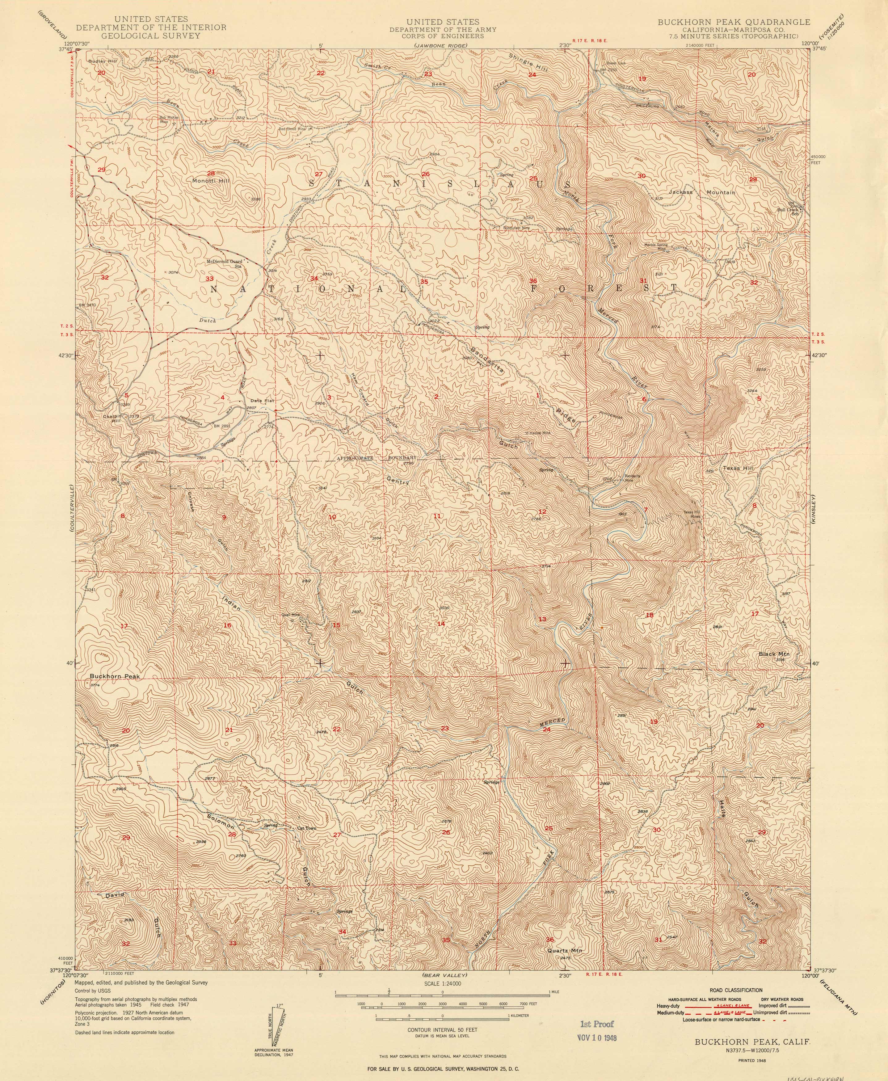 Buckhorn Peak Quadrangle