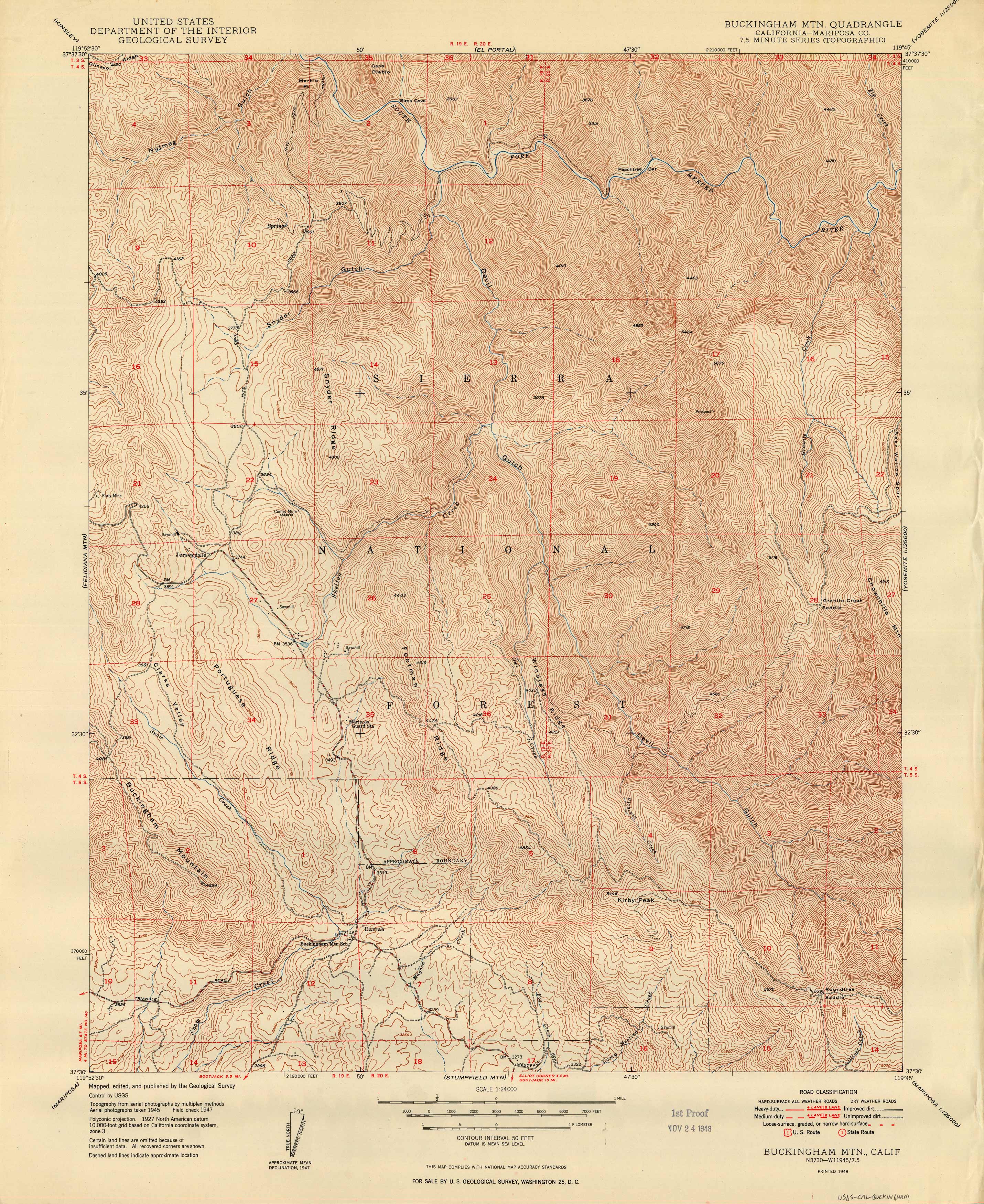 Buckingham Mtn. Quadrangle