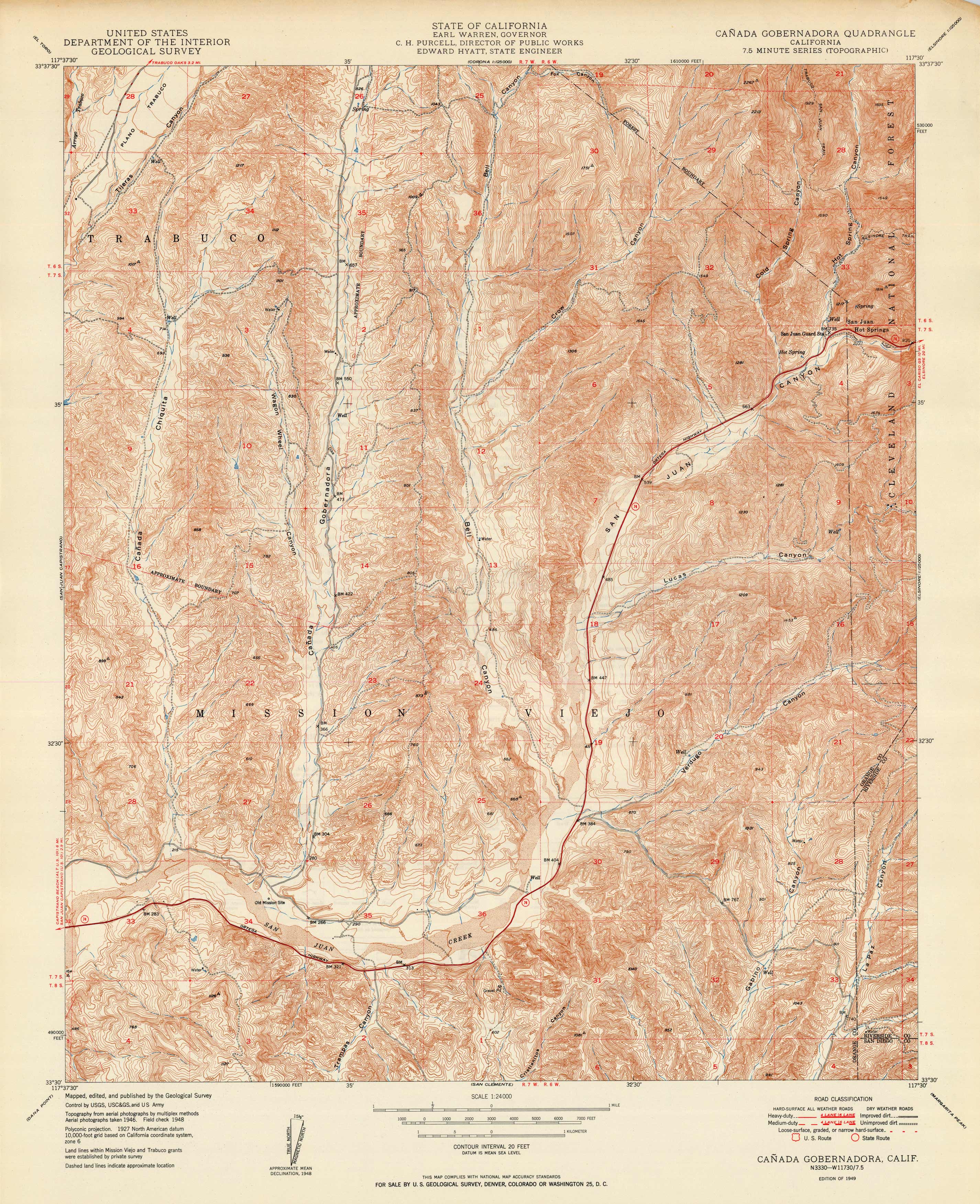 Canada Gobernadora Quadrangle